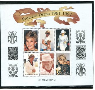 SIERRA LEONE 1997  RE E REGINE  YV.2469/74