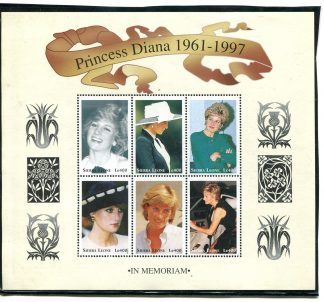 SIERRA LEONE 1997  RE E REGINE  YV.2475/80