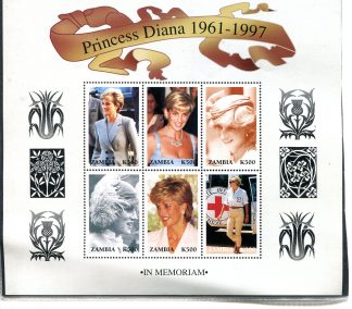 ZAMBIA 1997  RE E REGINE  YV.672/77