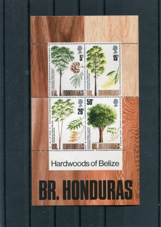HONDURAS BRITANNICO 1971 FLORA YV.BF1