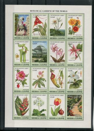 SIERRA LEONE 1991 FLORA YV.1350/65