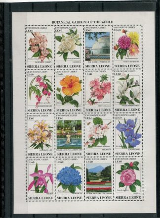 SIERRA LEONE 1991 FLORA YV.1418/33