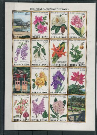 SIERRA LEONE 1992 FLORA YV.1447/62