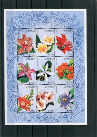 ZAMBIA 1998 FLORA YV.701/09