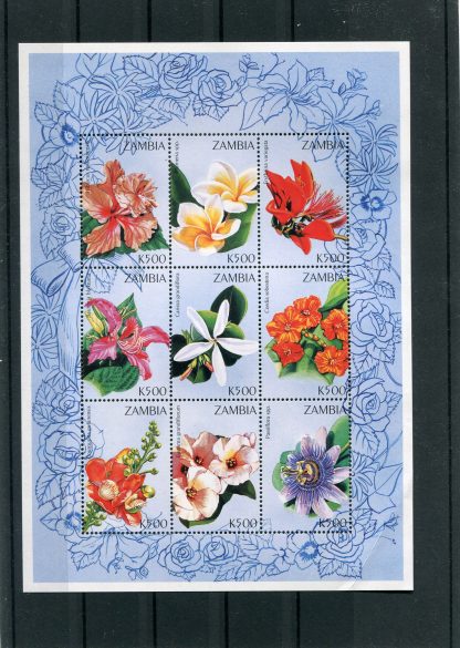 ZAMBIA 1998 FLORA YV.701/09