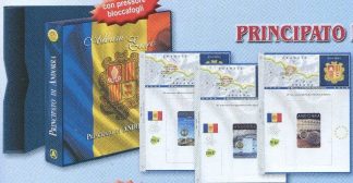 Album con custodia e fogli dal 2014 al 2022 ANDORRA  - Abafil