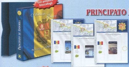 Album con custodia e fogli dal 2014 al 2022 ANDORRA  - Abafil