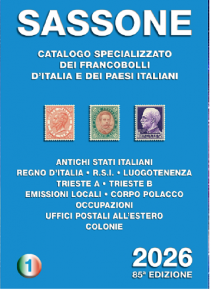 Novità 2026- Catalogo SASSONE Vol I
