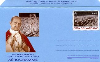 2019 - Aerogramma 2019 50° sbarco della Luna