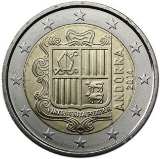 2014 - Andorra 2 euro ordinario
