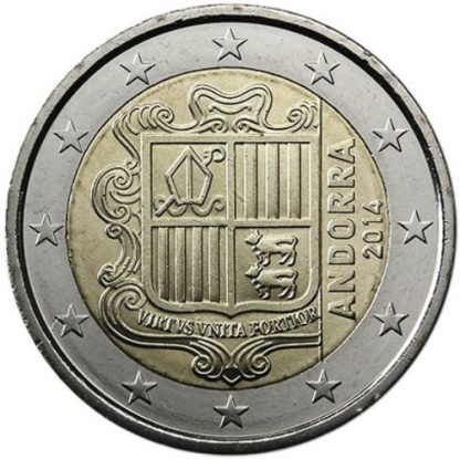 2014 - Andorra 2 euro ordinario