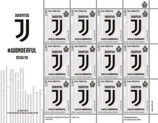 2018  - Juventus campione d' Italia 2018-2019 Minifoglio