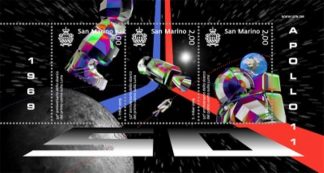 2019 - 50° sbarco del primo uomo sulla Luna - Foglietto