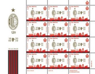 2018  - 120° fondazione Milan - Minifoglio