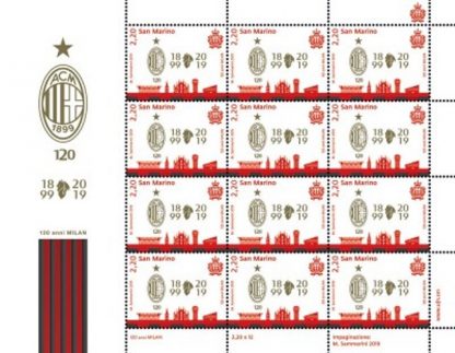 2018  - 120° fondazione Milan - Minifoglio