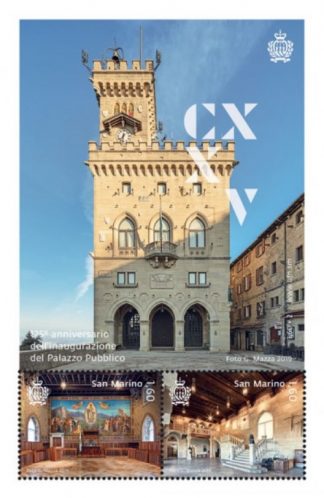 2019 - 125° inaugurazione palazzo Pubblico - Foglietto