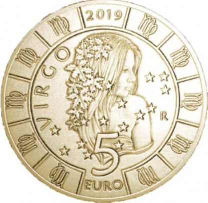 2019 - 5 Euro serie “Zodiaco” «Vergine»