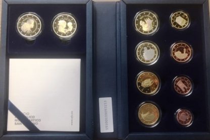 2019 San Marino Divisionale Proof  con 2 euro commemorativi - immagine 2