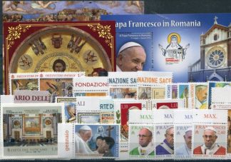 <b>2019 </b>(ANN.CPL) Francobolli Vaticano - Pontificato di Francesco