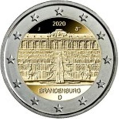 2020 GERMANIA  - Palazzo di Sanssouci a Potsdam 5 zecche