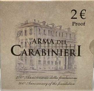 Offerta speciale!!! 2019 ITALIA 2 euro proof Arma dei Carabinieri