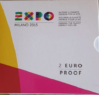 2015 ITALIA  2 euro Proof Expo 2015