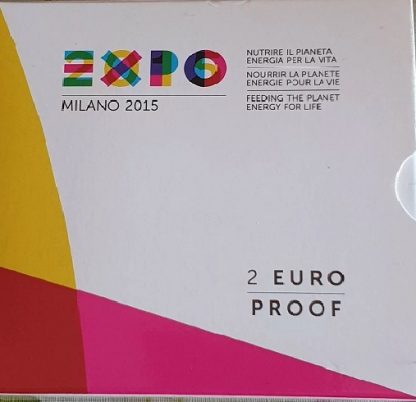 2015 ITALIA  2 euro Proof Expo 2015