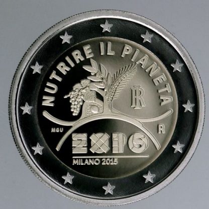 2015 ITALIA  2 euro Proof Expo 2015 - immagine 2