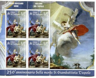 2020 - 250° ANN. MORTE G. TIEPOLO minifoglio