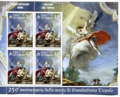 2020 - 250° ANN. MORTE G. TIEPOLO minifoglio