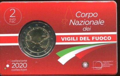 2020 ITALIA  - Vigili del fuoco COIN CARD