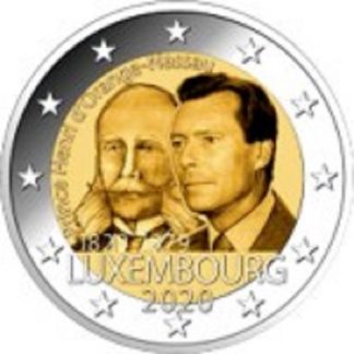 2_euro_commemorativo_lussemburgo_2020_nascita