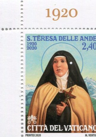 2020 emissione giugno - 100° MORTE SANTA TERESA DEL GESÙ DELLE ANDE