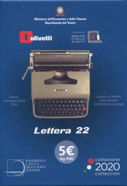 2020 -Serie Eccellenze Italiane – Olivetti Lettera 22 TRITTICO - immagine 2