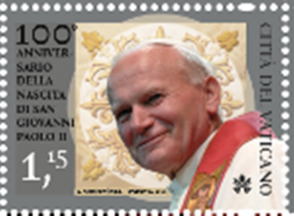 2020 emissione ottobre - CENT. NASCITA S. GIOVANNI PAOLO II