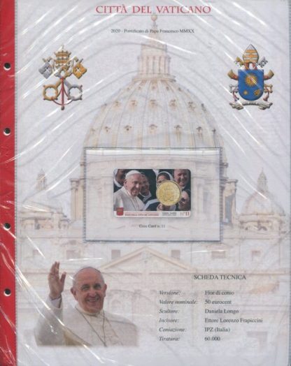 FOGLI COIN CARD VATICANO  - ABAFIL - immagine 2