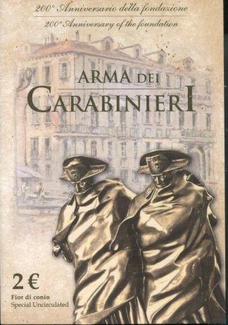 2014 ITALIA  - 200° Arma dei Carabinieri COIN CARD