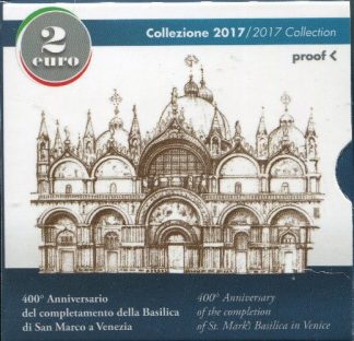 2017 ITALIA  - 400° COMPLETAMENTO BASILICA SAN MARCO A VENEZIA PROOF
