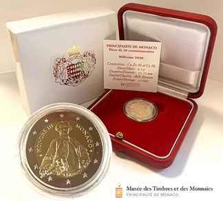 2020 - Monaco 2 euro FS  HONORE' III