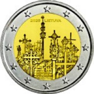 2_euro_commemorativo_lituania_2020_croci