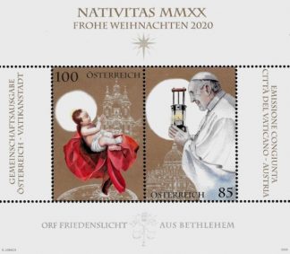 2020  - NATALE 2020- FOGLIETTO AUSTRIA EMISSIONE CONGIUNTA