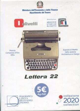 2020 -Serie Eccellenze Italiane – Olivetti Lettera 22 in confezione ufficiale