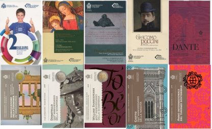Offerta speciale!!! 2 euro commemorativi SAN MARINO dal 2012 al 2017 compresi - 10 pezzi