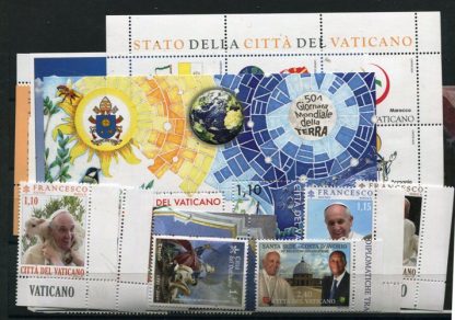 <b>2020 </b>(ANN.CPL) Francobolli Vaticano - Pontificato di Francesco