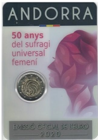 2020 ANDORRA-50°Ann.Suffragio Universale Femminile