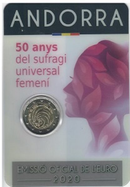2020 ANDORRA-50°Ann.Suffragio Universale Femminile