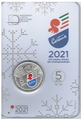 2021 - 5 euro Italia Cortina proof