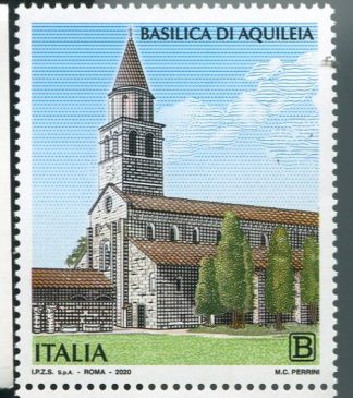 2020 - Basilica di Aquileia -emissione congiunta con il Vaticano  e lo SMOM