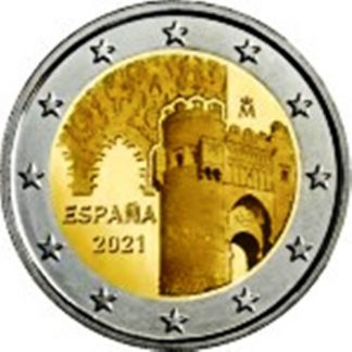 2_euro_commemorativo_spagna_2021_toledo