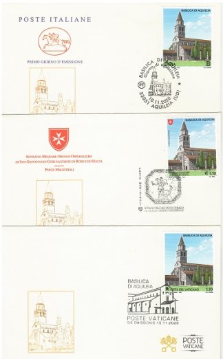 FDC Italia/Vaticano/SMOM Basilica di Aquileia